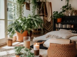 Estilo de decoración boho chic