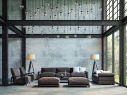 Decoración industrial en casa