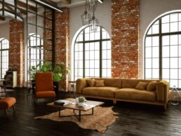 Estilo industrial de decoración